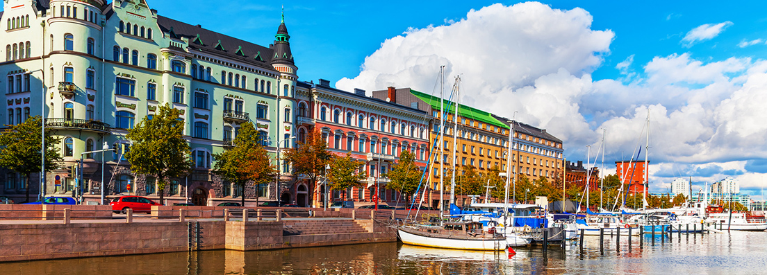 Helsinki la ville nature aux façades colorées